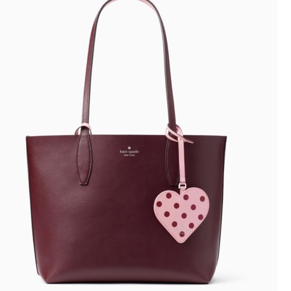 Authentic Kate Spade reversible Leather tote/pouch - Picture 4 of 9